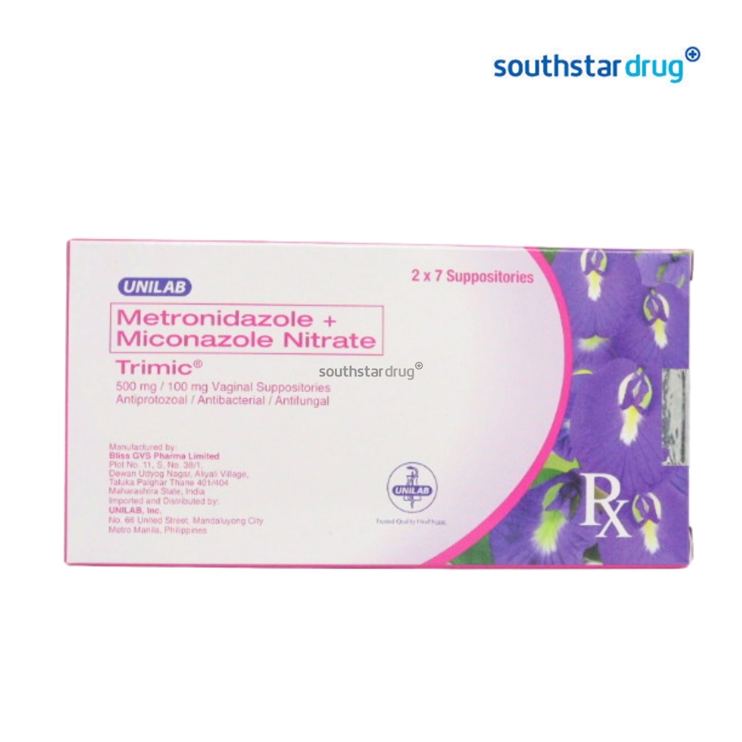 Rx: Trimic 500 mg / 100 mg Vaginal Suppository