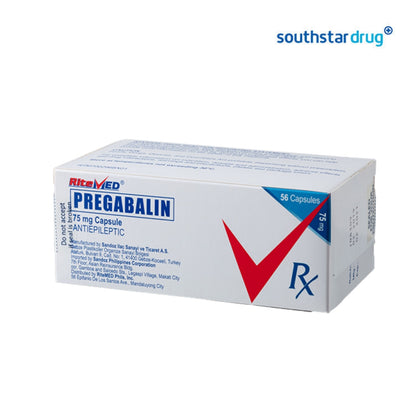 Rx: RiteMed Pregabalin 75mg Capsule