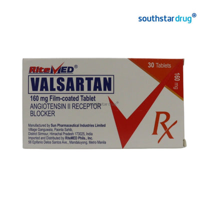 Rx: RiteMed Valsartan 160mg Tablet