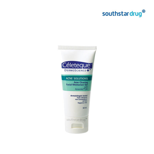 Celeteque DermoScience Acne Solutions Acne Clearing Facial Moisturizer Gel 50ml - Southstar Drug