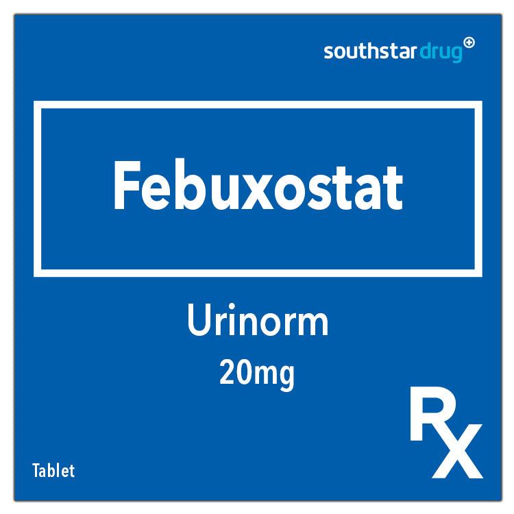Rx: Urinorm 20mg Tablet - Southstar Drug