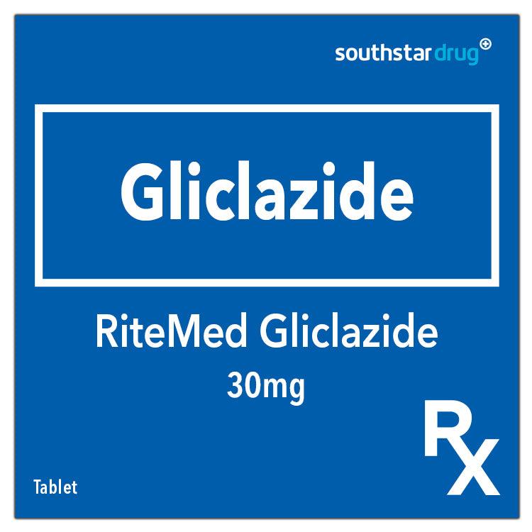 Rx: RiteMed Gliclazide 30mg Tablet - Southstar Drug