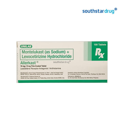 Rx: Allerkast 10mg/5mg Film-Coated Tablet
