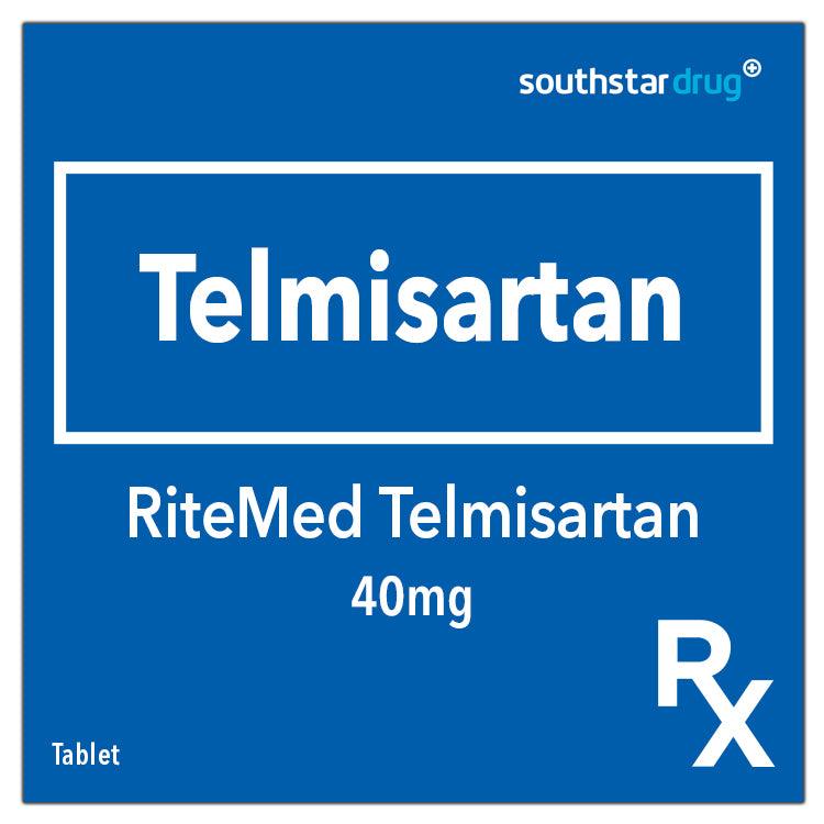 Rx: RiteMed Telmisartan 40mg Tablet - Southstar Drug