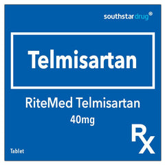 Rx: RiteMed Telmisartan 40mg Tablet
