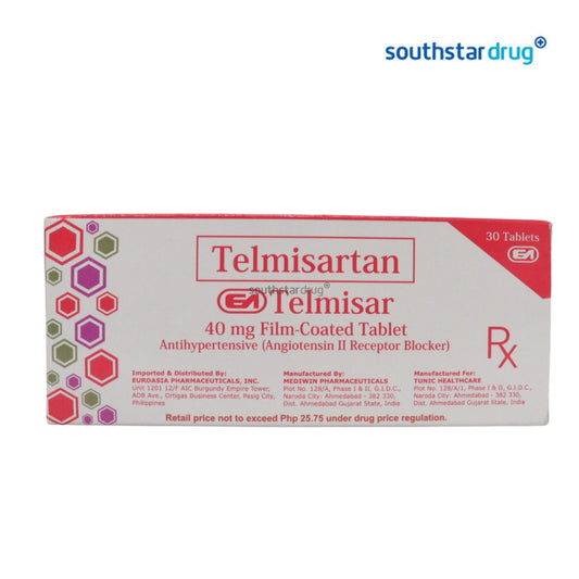 Rx: RiteMed Telmisartan 40mg Tablet