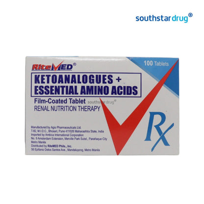 Rx: RiteMed Ketoanalogues + Amino Acid Film-Coated Tablet