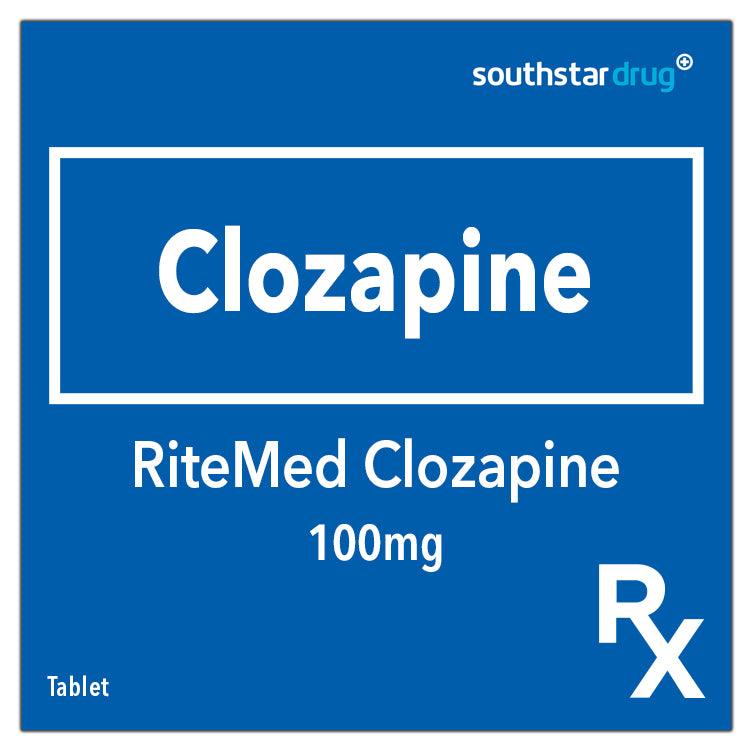 Rx: RiteMed Clozapine 100mg Tablet - Southstar Drug