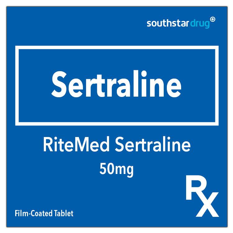 Rx: RiteMed Sertraline 50mg Film-Coated Tablet - Southstar Drug