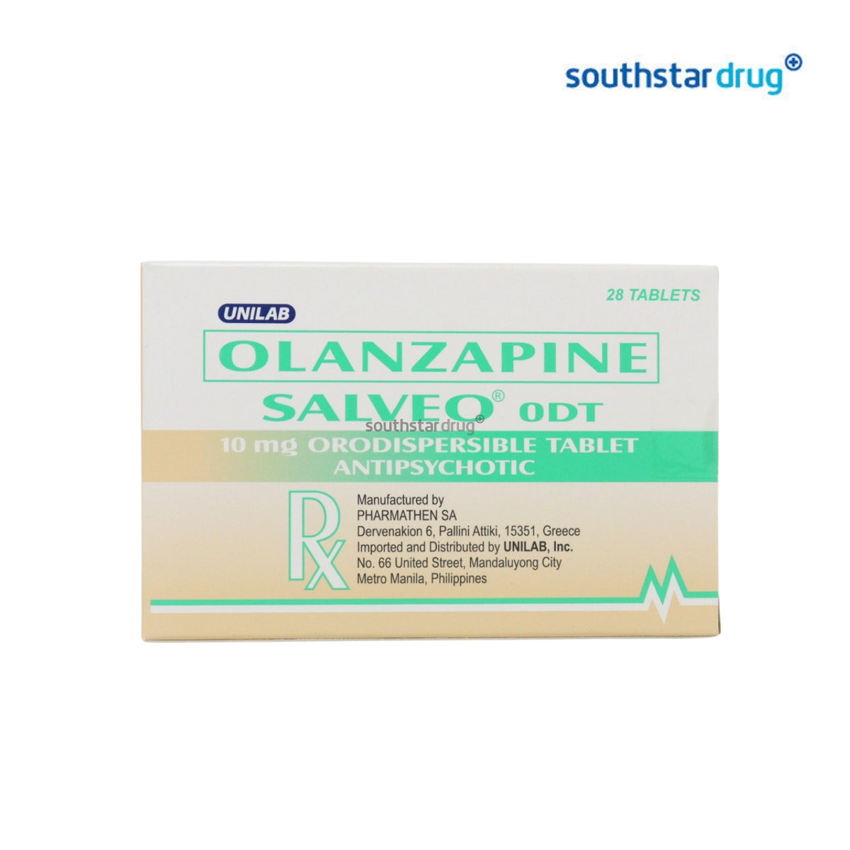 Rx: Salveo 10mg Orodispersible Tablet