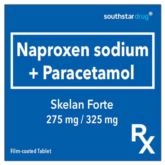 Rx: Skelan Forte 275 mg / 325 mg Film-Coated Tablet