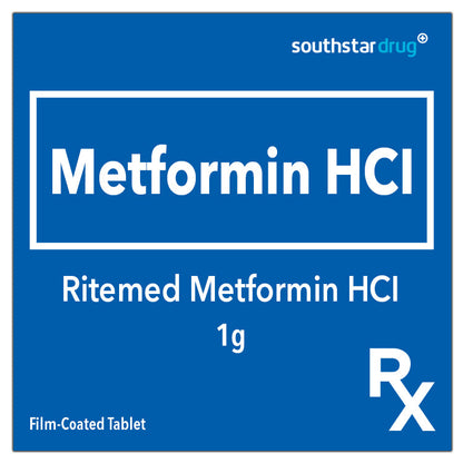 Rx: RM Metformin HCl Film-coated Tablet 1g