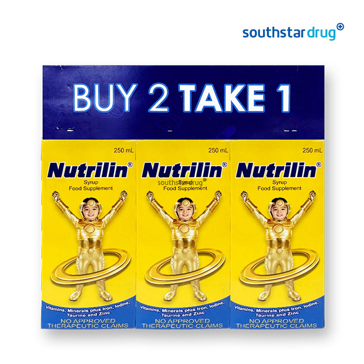 Nutrilin Syrup Orange 250ml Buy 2 Take 1