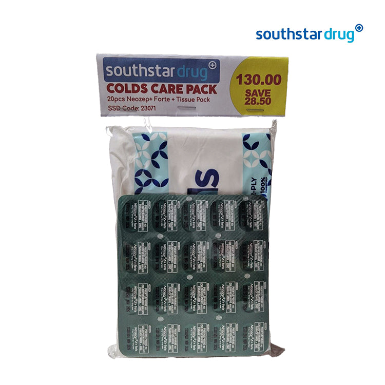 SSD Colds Care Pack - Neozep 20s + Tissue Pack