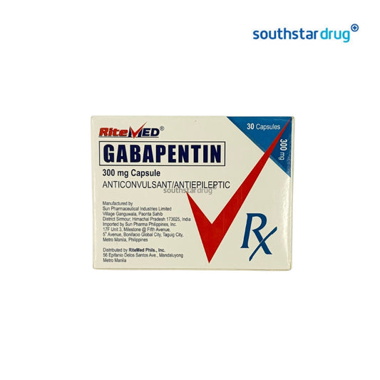 Rx: RiteMed Gabapentin Capsule 300mg 1pc