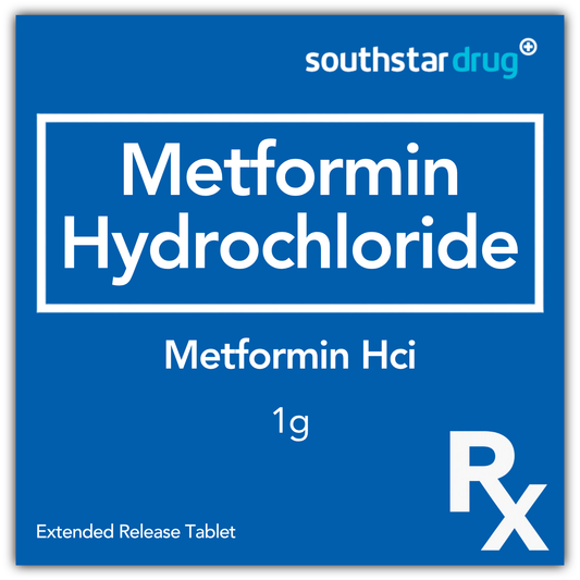 Rx: RiteMed Metformin Hydrochloride Extended Release Tablet 1g 1pc