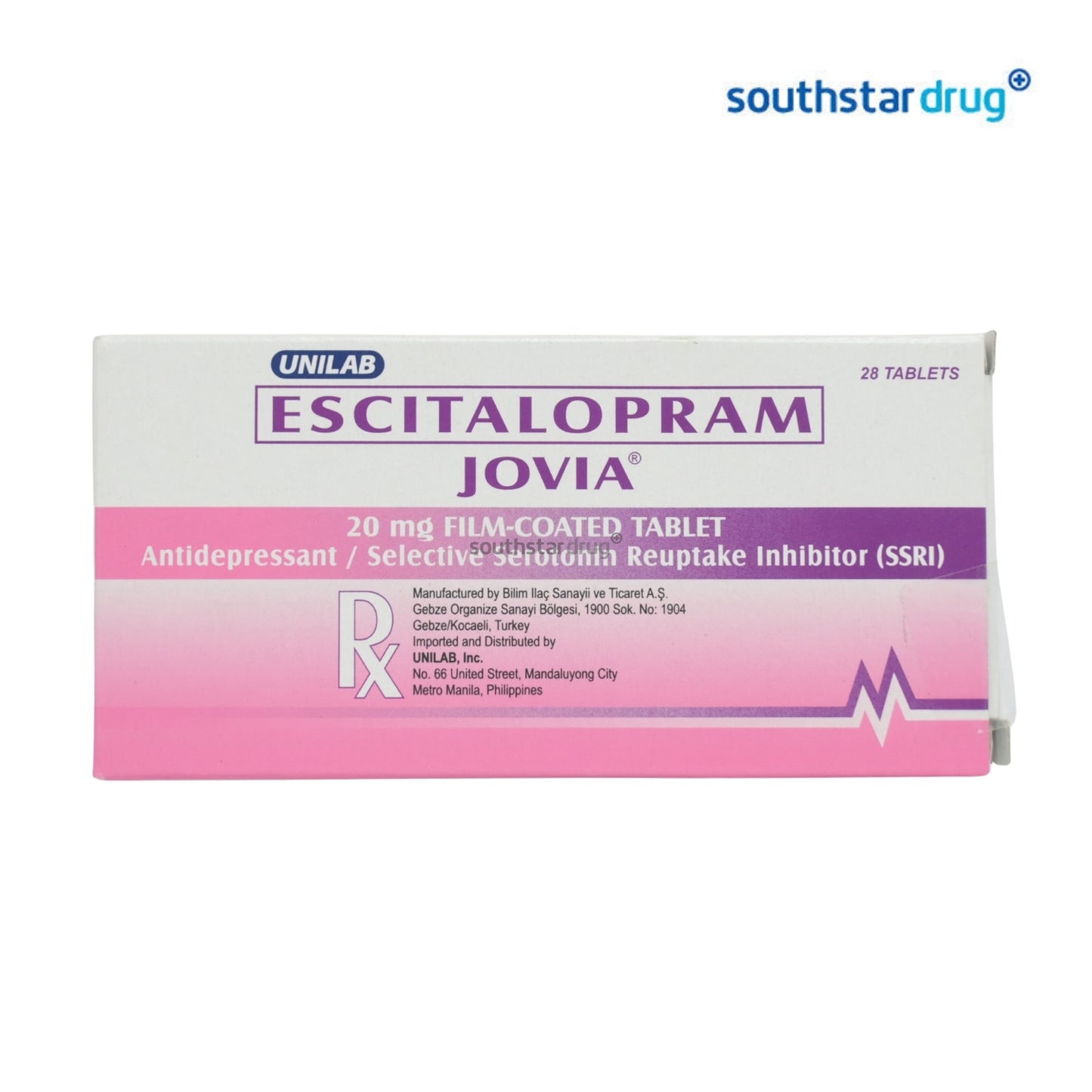 Rx: Jovia 20mg Film-coated Tablet