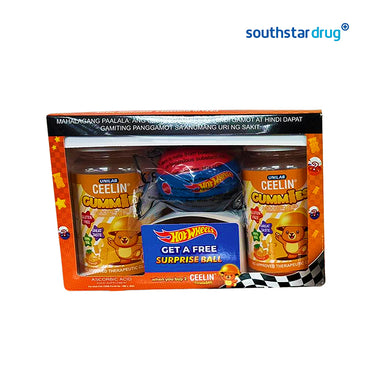 Ceelin Gummies Orange Flavor 2 Bottles - Get Free Surprise Ball