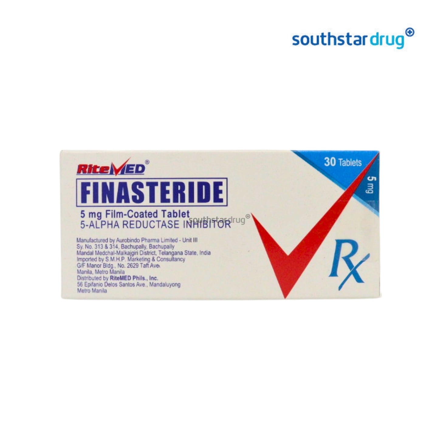 Rx: RiteMed Finasteride 5mg Film-coated Tablet