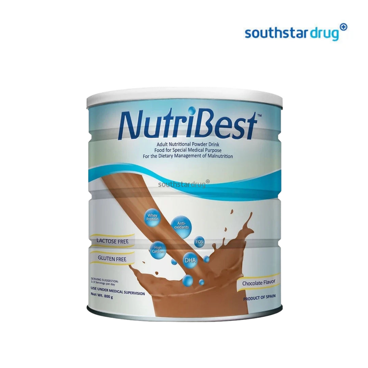 NutriBest Chocolate Adult Nutritional Powder Drink 800g Can