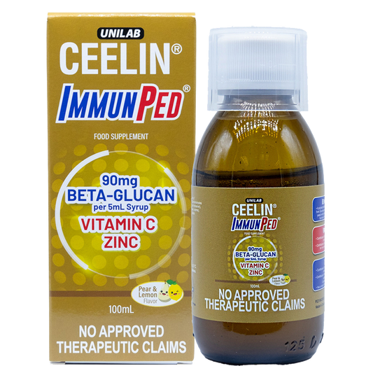 Ceelin Immunped Syrup Pear & Lemon Flavor 100ml