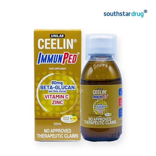 Ceelin Immunped Syrup Pear & Lemon Flavor 100ml