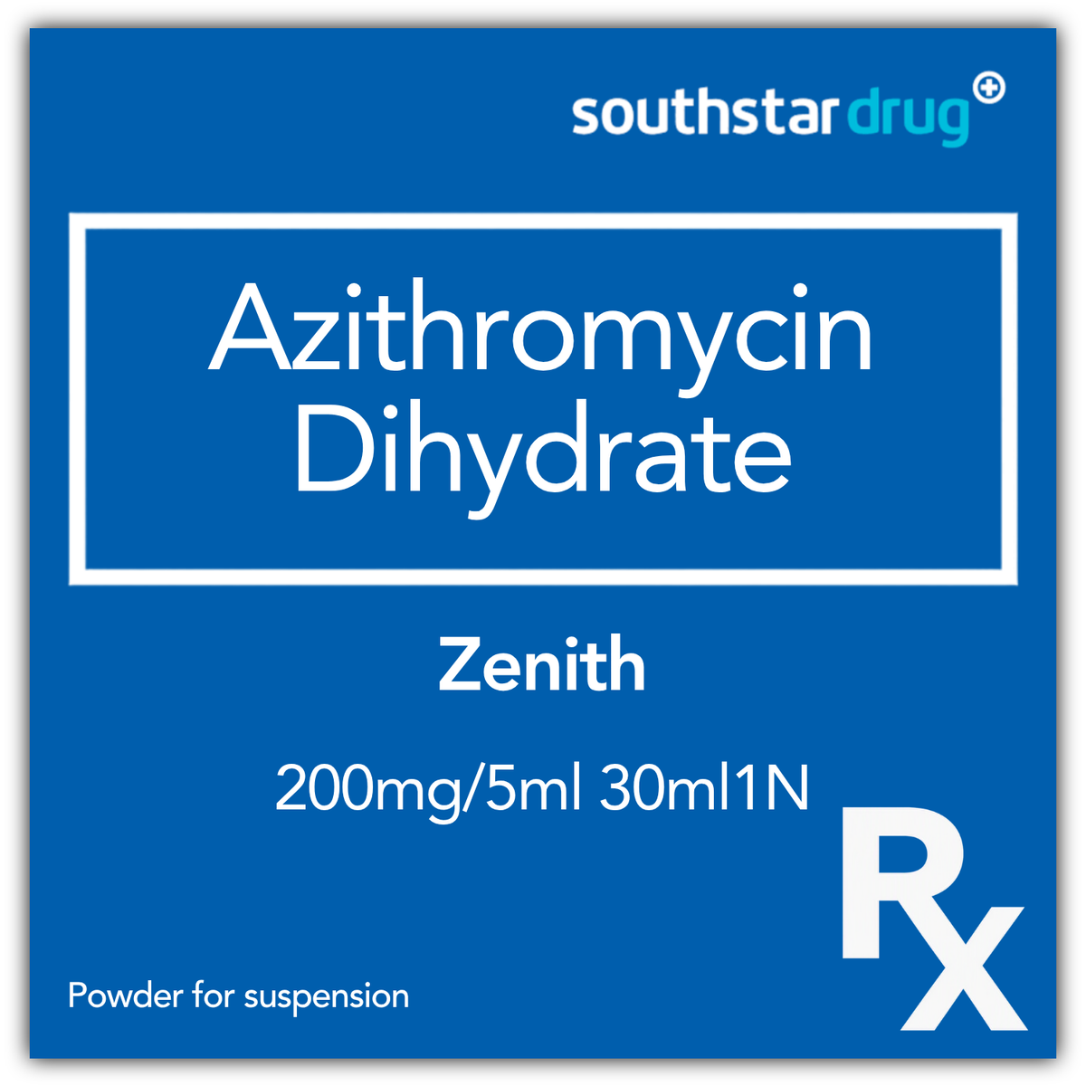 Rx: Zenith OD Powder For Suspension 200mg/5ml 30ml1N