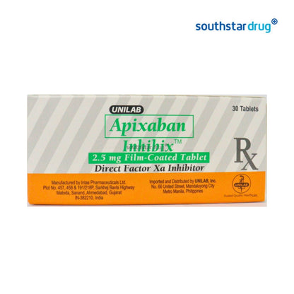 Rx: Inhibix 2.5mg Film-coated Tablet