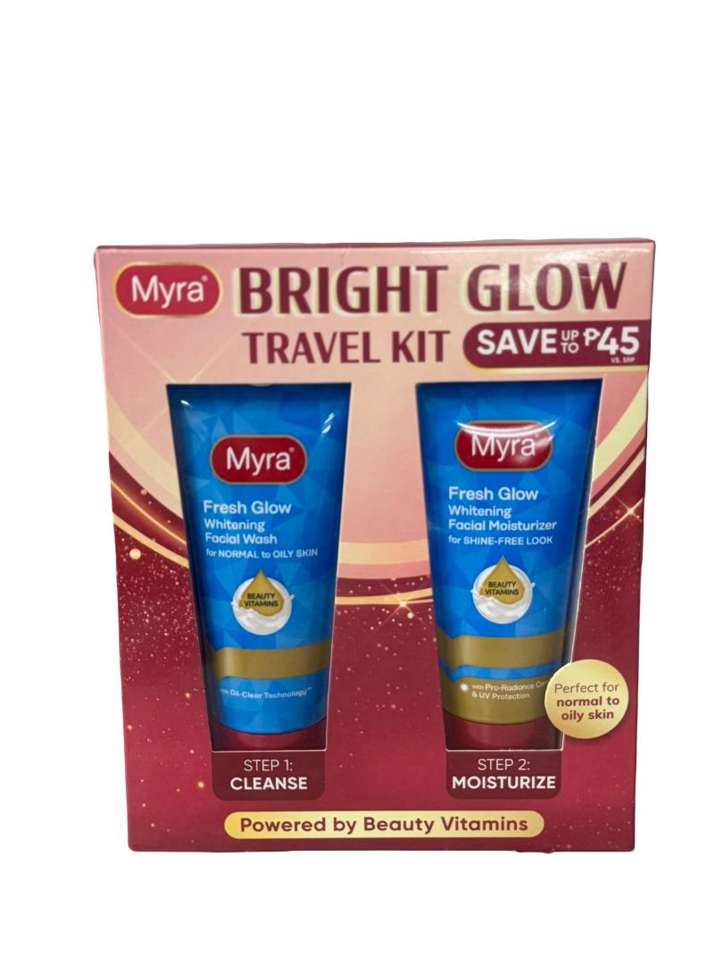 Myra Bright Glow Fresh Facial Kit 50mL + 40mL Twin Pack