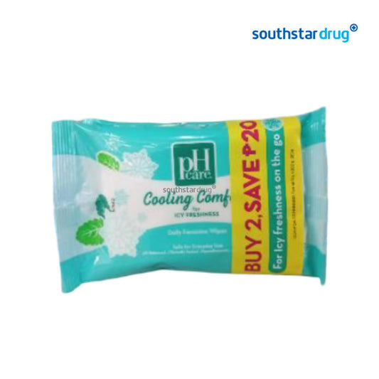 pH Care Feminine Wipes Cool Comfort 10s - Buy 2 Save 20%