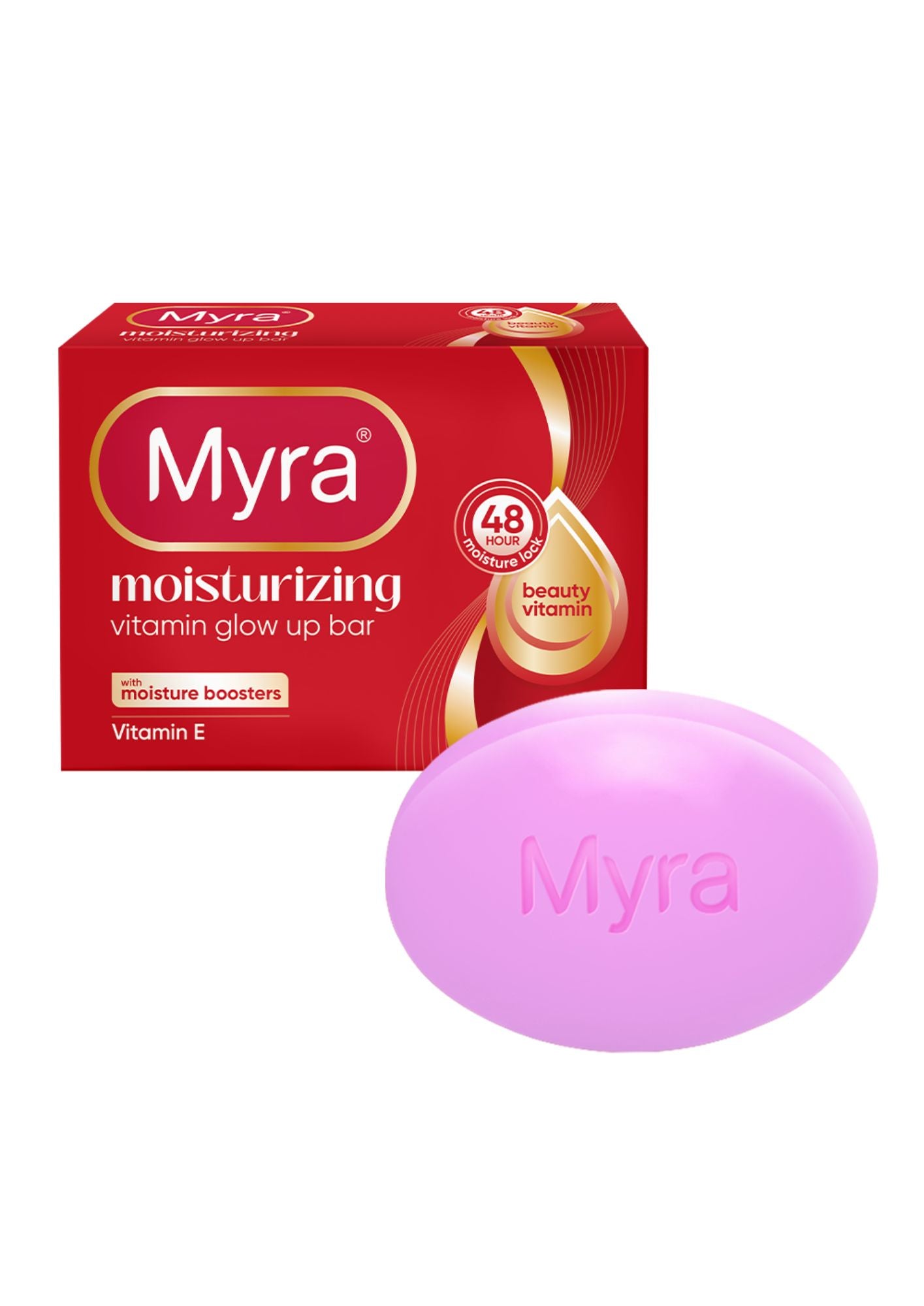Myra Moisturizing Soap with Vitamin Glowup 90g Bar