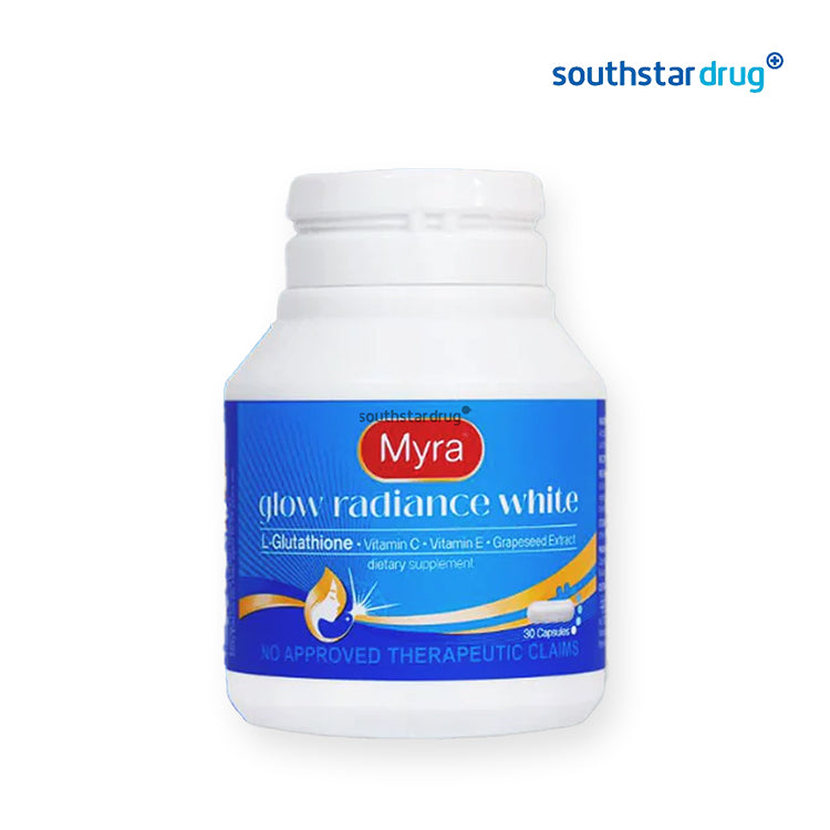 Myra Glow Radiance White Bottle - 30 Capsules