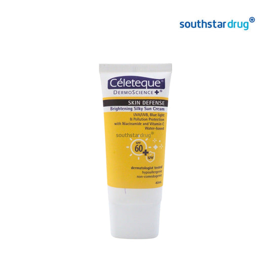 Celeteque Brightening Silky Sunscreen Cream SPF60 40ml