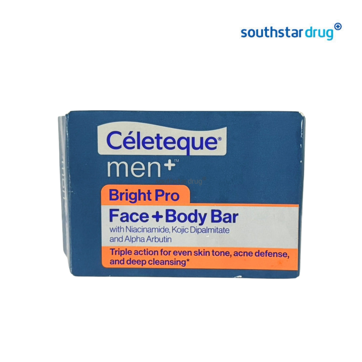 Celeteque Men Bright Pro Face and Body Soap 90g