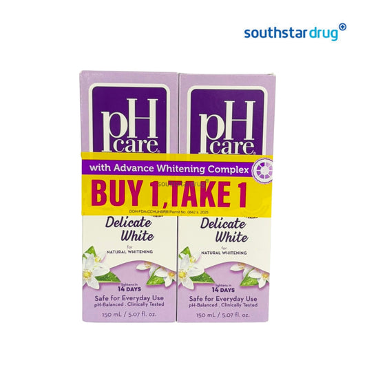 PH Care Delicate White Feminine Wash 150ml 2s
