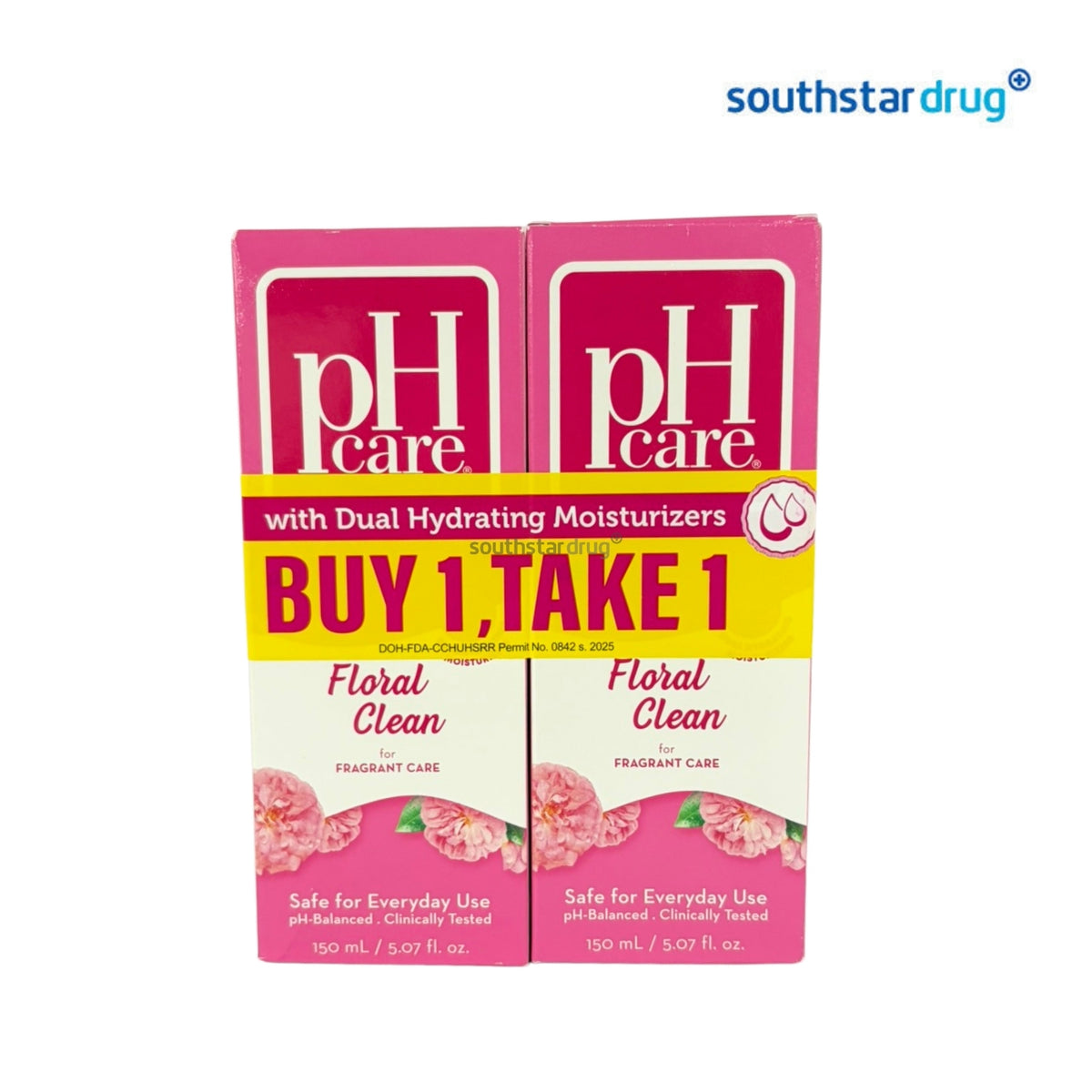 PH Care Floral Clean Feminine Wash 150ml 2s