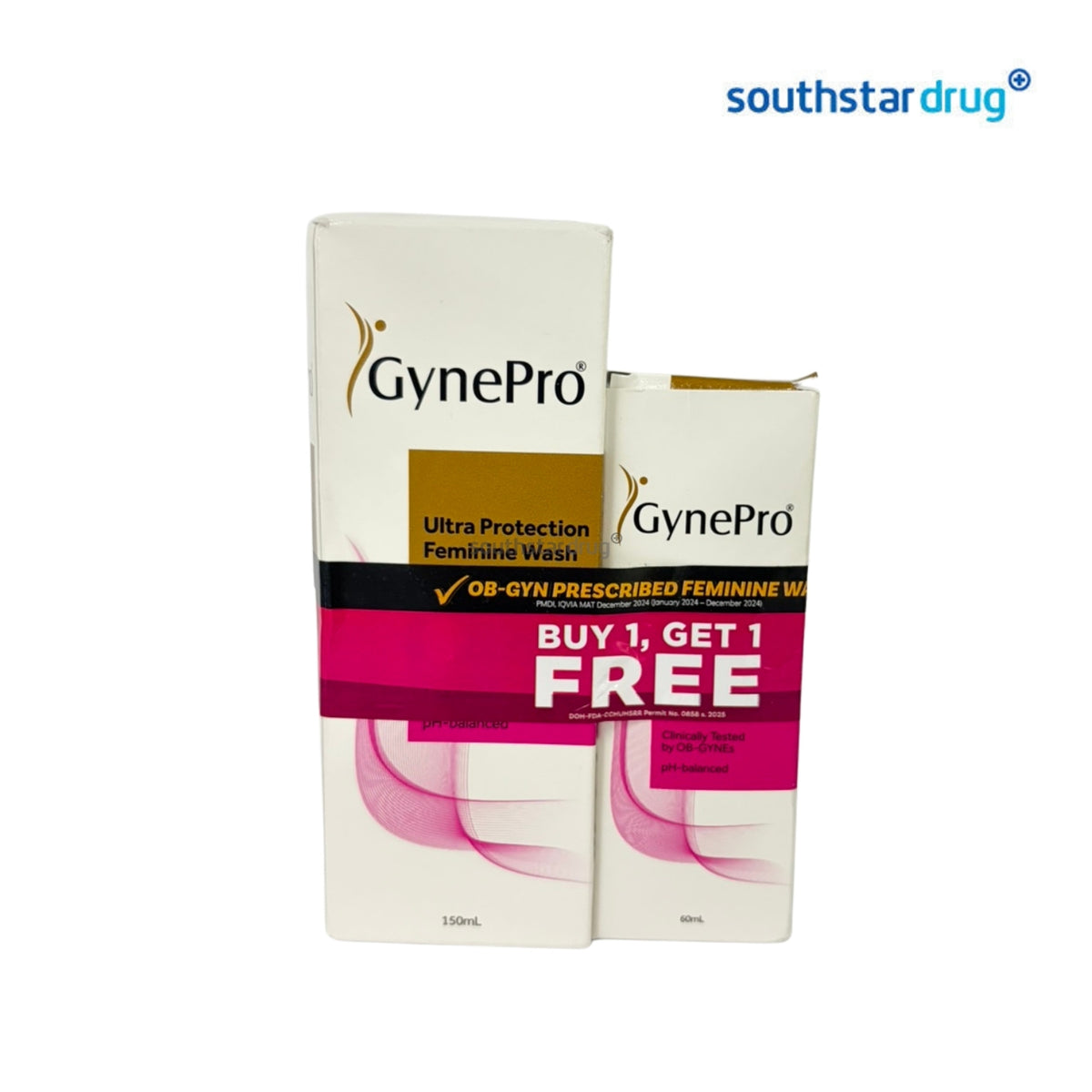 GynePro Feminine Wash 150mL + Free 60mL (2 Bottles) – Feminine Hygiene Care