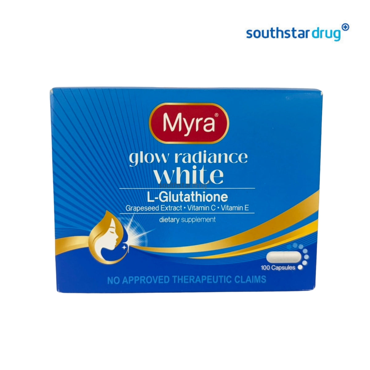 Myra Glow Radiance White Capsule L-Glutathione – Beauty Supplement