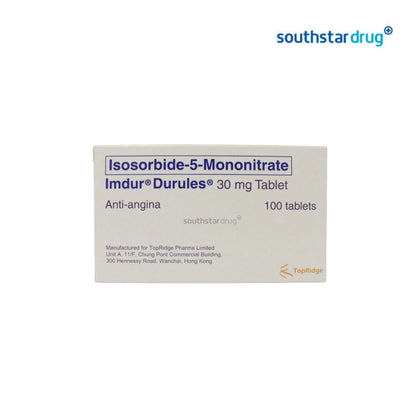 Rx: Imdur Durules 30mg Tablet
