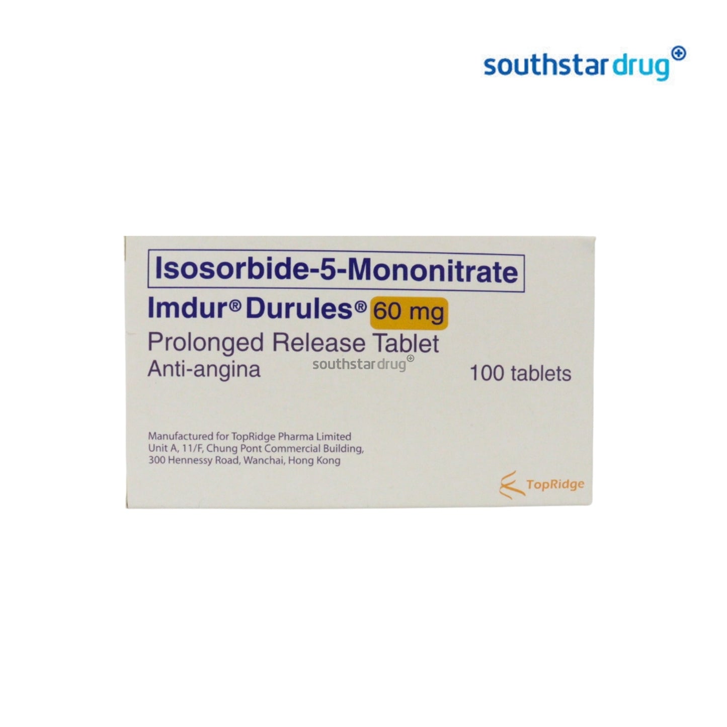 Rx: Imdur Durules 60mg Tablet