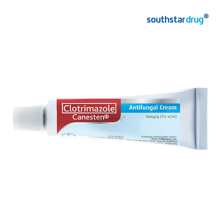 Canesten Cream 1% 10g tube topical skin care support