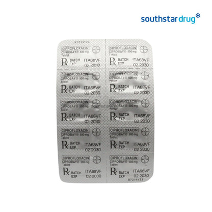 Rx: Ciprobay 500mg Tablet