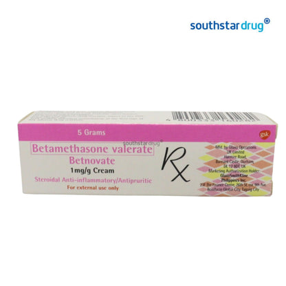 Rx: Betnovate 1mg / g 5 g Cream