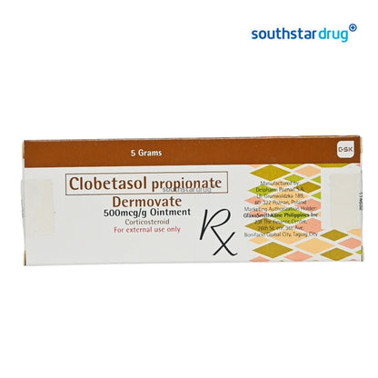 Rx: Dermovate 0.05% 5 g Ointment
