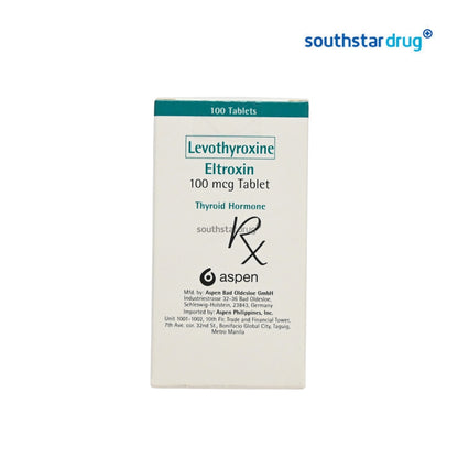 Rx: Eltroxin 100mcg Tablet