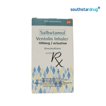 Rx: Ventolin Inhaler 100mcg / Actuation 200D