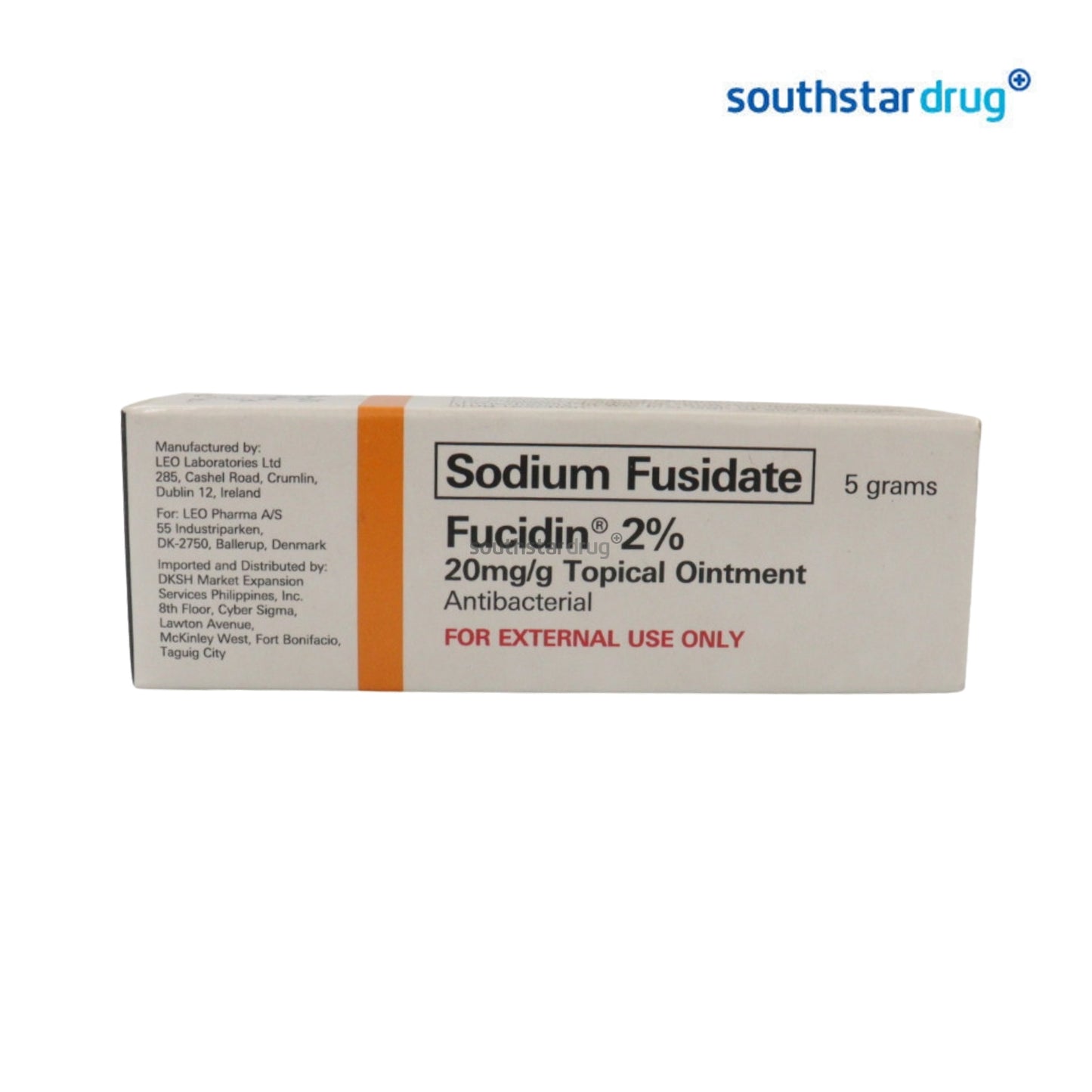 Rx: Fucidin 2% 20mg / g 5 g Ointment