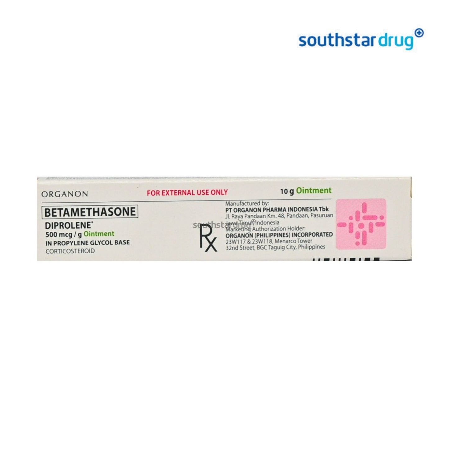 Rx: Diprolene 500mcg / g 10 g Ointment