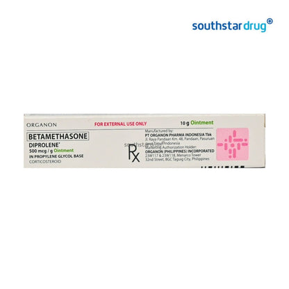 Rx: Diprolene 500mcg / g 10 g Ointment