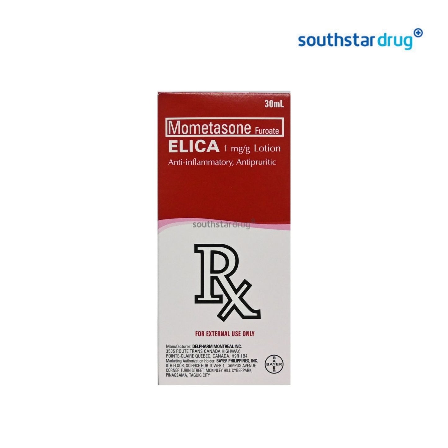 Rx: Elica 1mg / g 30ml Lotion